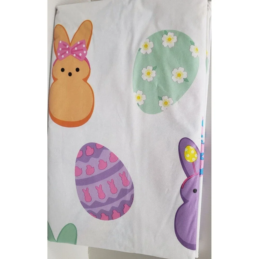 Peva Vinyl Flannel Back Tablecloth, 52